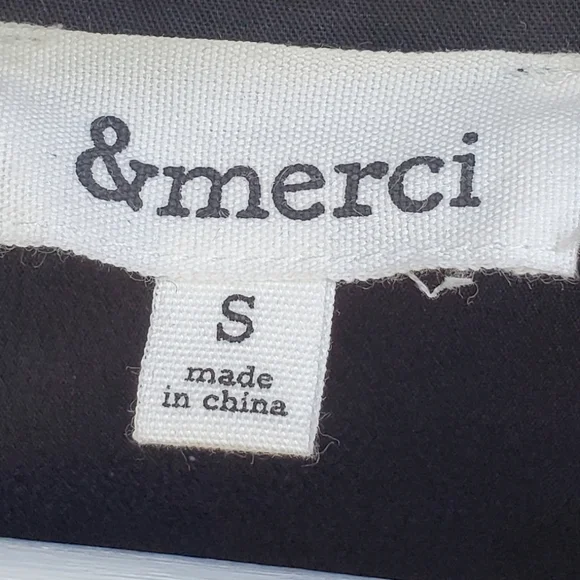 &Merci Black Ruffle-Sleeve Button-Down Midi Dress Size S - Picture 4 of 6